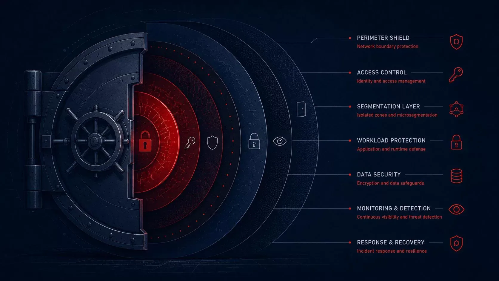 Electromech managed cloud security and disaster recovery services