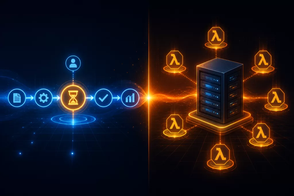 AWS Lambda Durable Functions and Managed Instances enabling stateful long-running workflows and EC2-backed compute for enterprises